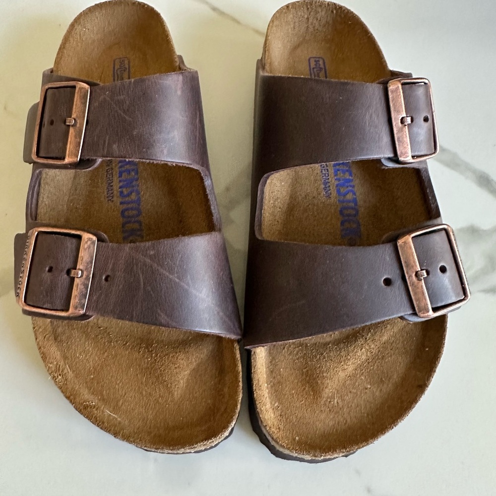 Birkenstock Arizona BS Habana Women's Brown Sandals New in Box